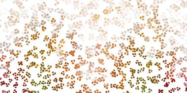 Açık yeşil, Memphis şekilli sarı vektör dokusu. Soyut tarzda renkli şekilli bir illüstrasyon. Reklamlarınız için modern tasarım.