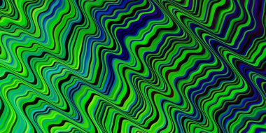 Yaylı koyu renkli vektör arkaplanı. Gradyan eğrileri olan renkli soyut çizimler. Kullanıcı Arayüzü tasarımınız için şablon.