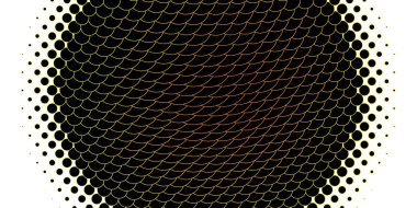 Dairesel şekilli hafif turuncu vektör düzeni. Parlak renkli ve soyut küreler içeren bir resim. Web siteleri için desen.