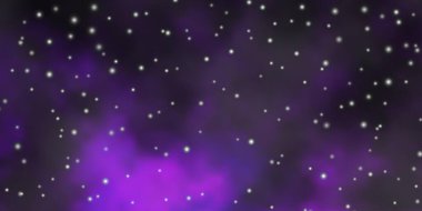 Parlak yıldızlı koyu pembe vektör düzeni. Yıldızlı modern geometrik soyut çizim. Cep telefonları için tema.