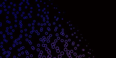 Koyu pembe, daireli mavi vektör dokusu.