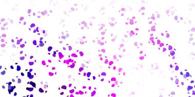 Açık mor, Memphis şekilli pembe vektör dokusu. Basit gradyan şekilli renkli bir çizim. İşiniz için akıllı tasarım.