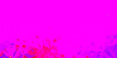 Açık kırmızı, sarı vektör geometrik çokgen düzeni. Kırık camlar ve üçgenler. Uygulamalar için tasarımınız.