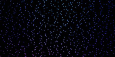 Koyu pembe, parlak yıldızlı mavi vektör düzeni.