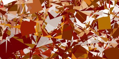 Açık yeşil, rastgele üçgenli sarı vektör dokusu. Modern tarzda üçgen şekilli akıllı soyut çizimler. Duvar kağıtları için desen.