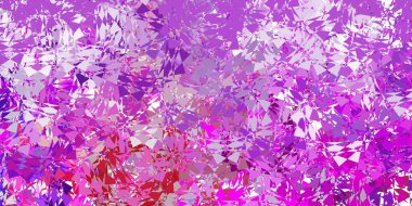 Üçgen formlu çok renkli ışık vektör düzeni. Renkli soyut üçgenli web materyali çizimi. Reklamlar için şablon.