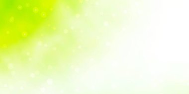 Açık yeşil, güzel yıldızlı sarı vektör dokusu. Soyut şablondaki yıldızlarla dekoratif illüstrasyon. Yeni yıl ilanı, broşürler için desen.