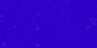 Çokgen formlu koyu mor vektör arkaplan. Soyut tarzda, üçgen ve çizgilerle basit bir tasarım. Duvar kağıtlarınız için tasarım.