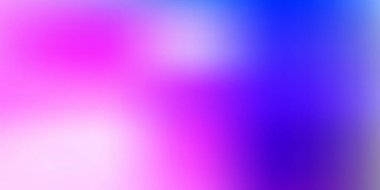 Açık pembe, mavi vektör bulanık dokusu. Soyut tarzda gradyan olan renkli bir çizim. Tasarımın için en iyi seçim.