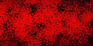 Açık mavi vektör arkaplanı, çizgiler, üçgenler. Üçgen şekilli ışıltılı soyut çizimler. Reklamlar için desen.