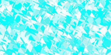 Rastgele üçgenli açık yeşil vektör dokusu. Üçgen şekilli, şekilli muhteşem soyut çizimler. Reklamlarınıza basit bir ekleme..