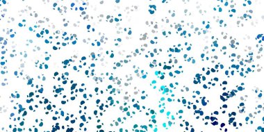 Açık mavi, rastgele şekilli yeşil vektör arkaplan. Basit gradyan şekilli renkli bir çizim. Cep telefonları için arka plan.