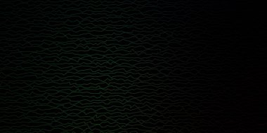 Eğrili koyu yeşil vektör deseni.