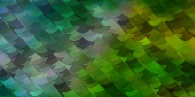 Açık mavi, kare şeklinde yeşil vektör deseni. Renkli dikdörtgenlerle soyut gradyan çizimi. İniş sayfası için modern şablon.