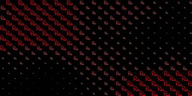 Kadın hakları sembollü koyu kırmızı vektör dokusu. Değişken feminizm şekilli renkli bir illüstrasyon. Duvar kağıtları için zarif tasarım.