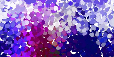 Açık pembe, soyut şekilli mavi vektör deseni. Gradyan rastgele formlarla modern soyut illüstrasyon. İşiniz için akıllı tasarım.