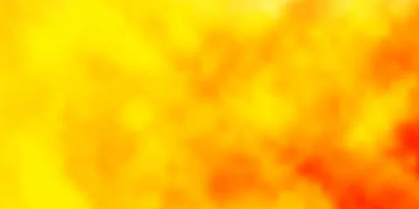Modèle Vectoriel Orange Clair Avec Ciel Nuages Nuages Colorés Abstraits — Image vectorielle