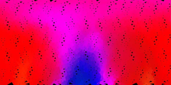 Azul Escuro Desenho Poligonal Geométrico Vetorial Vermelho Ilustração Estilo Vidro —  Vetores de Stock