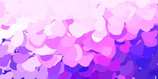 带有抽象形状的浅紫色矢量图案 色彩艳丽的插图 带有简单的渐变形状 壁纸套装精美设计 — 图库矢量图片