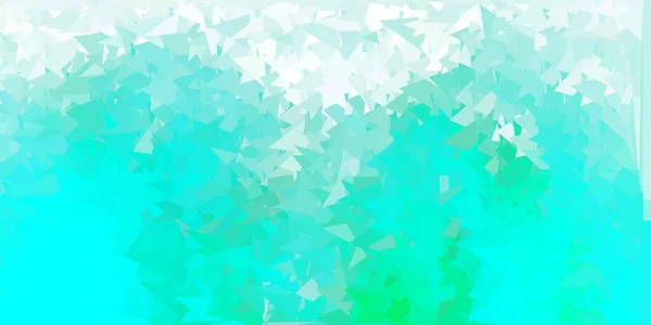 Light Green Vector Poly Triangle Texture Modern Abstract Illustration Polygonal — Vector de stock