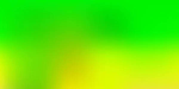 Dark Green Yellow Vector Gradient Blur Template Colorful Illustration Gradient — Vector de stock