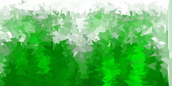 Textura Polígono Verde Escuro Gradiente Vetorial Ilustração Colorida Decorativa Com — Vetor de Stock