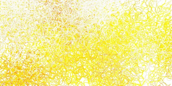 Светло Оранжевый Векторный Отскок Дугой Красочная Иллюстрация Круговом Стиле Линиями — стоковый вектор