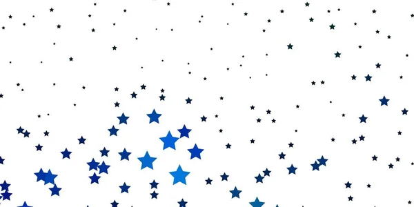 Azul Escuro Padrão Vetorial Verde Com Estrelas Abstratas — Vetor de Stock