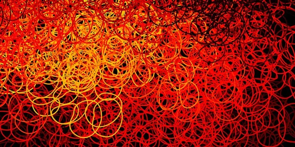 Modèle Vectoriel Rouge Foncé Jaune Avec Des Formes Abstraites Illustration — Image vectorielle