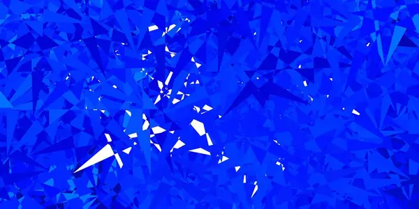 Hellblauer Vektorhintergrund Mit Dreiecken Intelligente Abstrakte Illustration Mit Dreiecksformen Modernen — Stockvektor