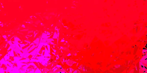Светло Розовый Желтый Векторный Фон Многоугольными Формами Простой Дизайн Абстрактном — стоковый вектор