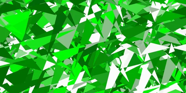 Світло Зелений Векторний Візерунок Багатокутними Формами Веб Матеріал Ілюстрація Барвистими — стоковий вектор