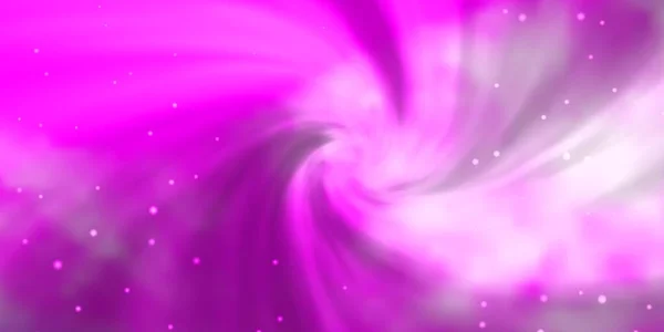 Светло Фиолетовый Розовый Неоновыми Звездами — стоковый вектор