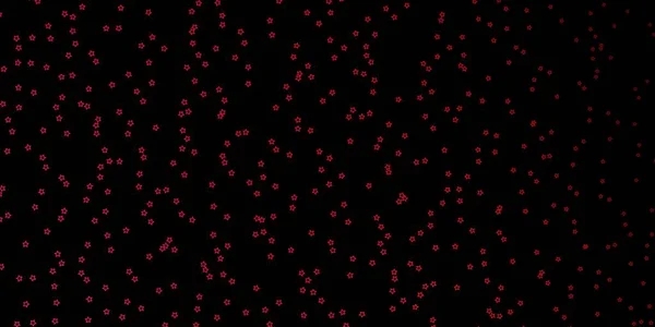 Pola Vektor Merah Gelap Dengan Bintang Abstrak - Stok Vektor