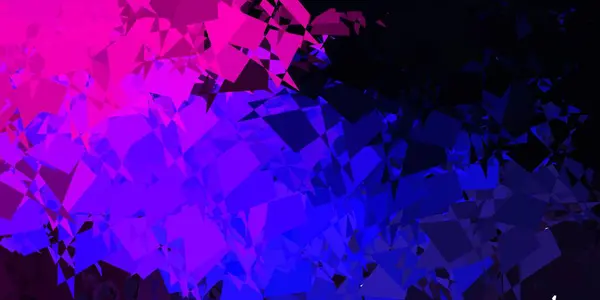 Dunkelrosa Blauer Vektorhintergrund Mit Chaotischen Formen Einfaches Design Abstrakten Stil — Stockvektor