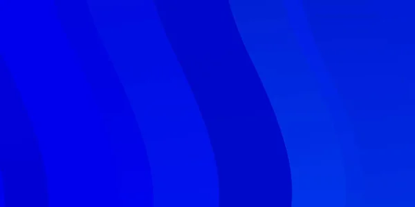 Fond Vectoriel Bleu Clair Avec Lignes Courbées — Image vectorielle