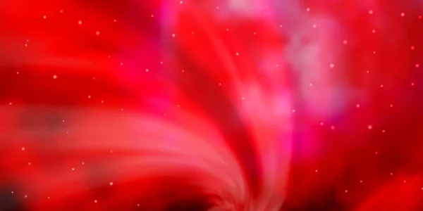 Темно Рожеве Червоне Векторне Компонування Яскравими Зірками — стоковий вектор