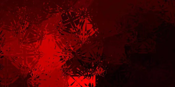 Çokgen Formlu Koyu Kırmızı Vektör Arkaplan Modern Tarzda Üçgen Şekilli — Stok Vektör