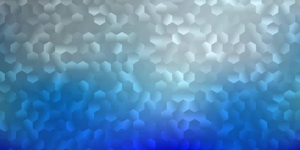 Texture Vectorielle Rose Clair Bleue Avec Hexagones Colorés Hexagones Dégradés — Image vectorielle