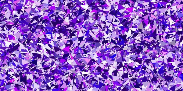 Modèle Vectoriel Violet Clair Avec Des Formes Polygonales Illustration Avec — Image vectorielle