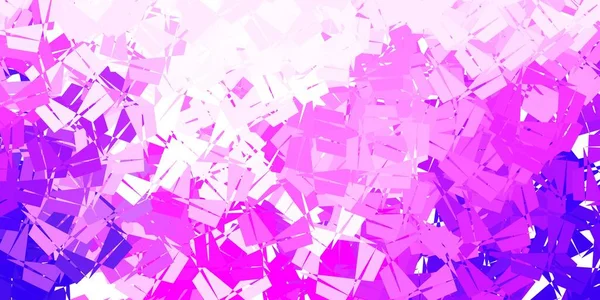 浅紫色 粉红色矢量三角形马赛克壁纸 具有抽象三角形的方面风格的智能插图 多功能应用程序设计 — 图库矢量图片