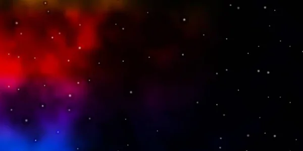 Σκούρο Πολύχρωμο Διανυσματικό Μοτίβο Αφηρημένα Αστέρια Πολύχρωμη Απεικόνιση Αφηρημένη Κλίση — Διανυσματικό Αρχείο