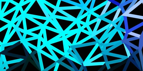 Hellrosa Blaues Vektor Poly Dreieck Illustration Glasscherbenstil Mit Dreiecken Hintergrund — Stockvektor