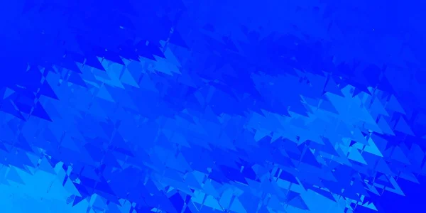 Темний Векторний Візерунок Blue Багатокутними Формами Простий Дизайн Абстрактному Стилі — стоковий вектор