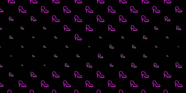 Σκούρο Ροζ Διάνυσμα Φόντο Σύμβολα Δύναμης Της Γυναίκας Πολύχρωμη Απεικόνιση — Διανυσματικό Αρχείο