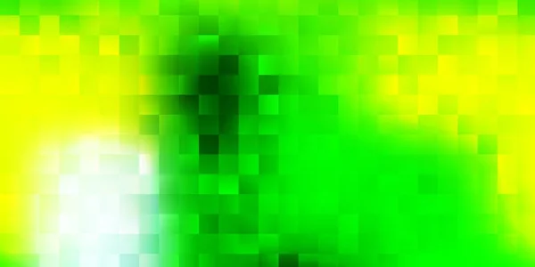 Світло Зелене Жовте Векторне Компонування Лініями Прямокутниками Розумний Дизайн Абстрактному — стоковий вектор