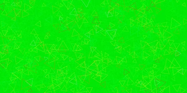 深绿色 红色矢量背景与多边形 带有抽象的彩色三角形形状的说明 壁纸的设计 — 图库矢量图片