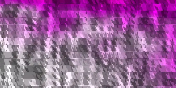 三角形のライトピンクのベクトルパターン カラフルな三角形の抽象的なグラデーションデザイン 小冊子やチラシの模様 — ストックベクタ