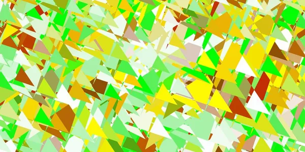 Heller Mehrfarbiger Vektorhintergrund Mit Dreiecken Linien Prächtige Abstrakte Illustration Mit — Stockvektor