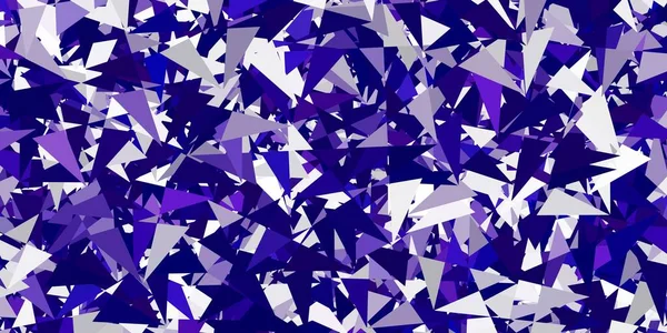 Textura Vectorial Púrpura Claro Con Triángulos Aleatorios Diseño Simple Estilo — Archivo Imágenes Vectoriales